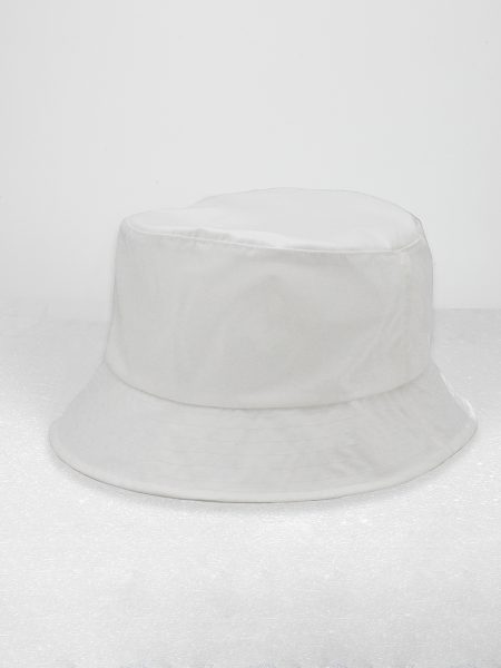 Cappello Bucket polvere di marmo bianco pastello