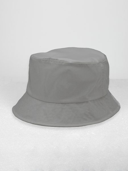 Cappello Bucket polvere di marmo grigio pastello