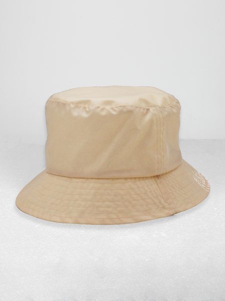Cappello Bucket polvere di marmo pesca pastello